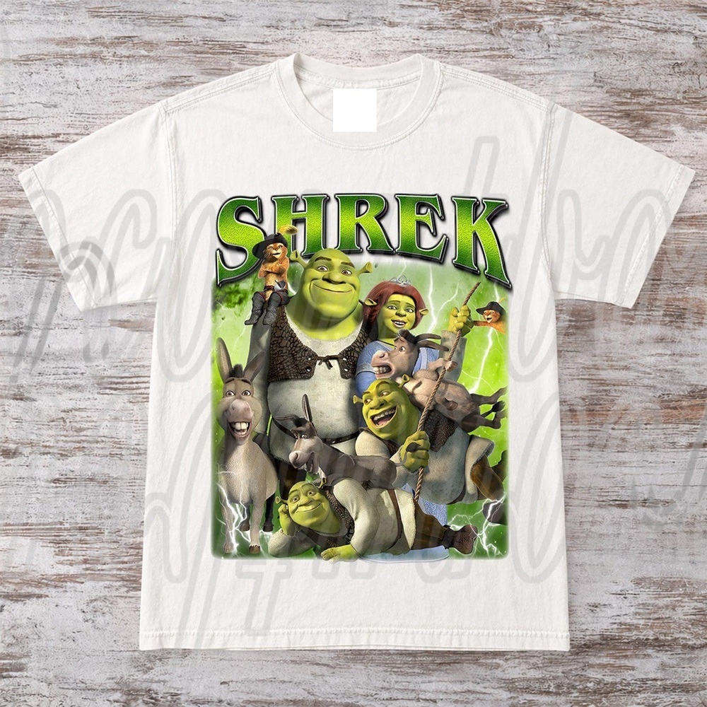 Shrek Movie Cartoon Unisex T-Shirt, Comedy Fantasy Tee, Funny Ogre Film Shirt